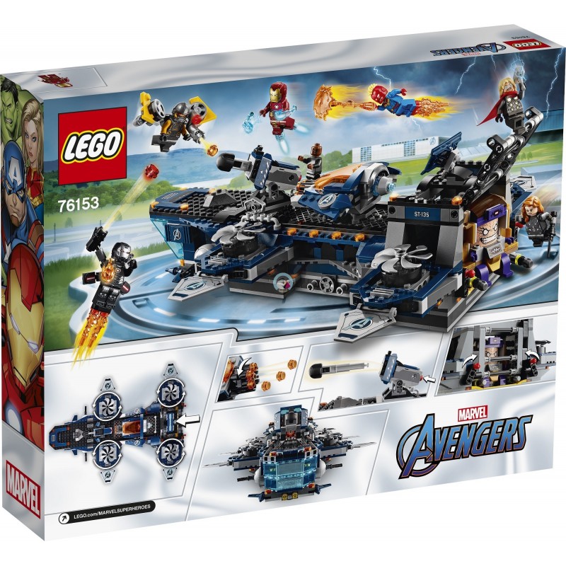 lego marvel avengers helicarrier 76153 building kit