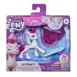 My Little Pony: A New Generation Movie Crystal Adventure Zipp Storm - 3-Inch White Pony Toy