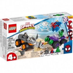 LEGO Marvel Spiderman 10872 Hulk vs. Rhino Truck Showdown