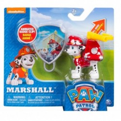 Paw Patrol Action Pack Pup & Badge - Marshall