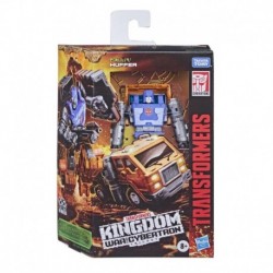 Transformers Generations War for Cybertron: Kingdom Deluxe WFC-K16 Huffer Action Figure