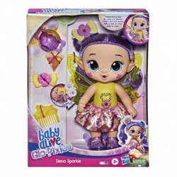 Baby Alive GloPixies Doll, Siena Sparkle, Glowing Pixie Toy
