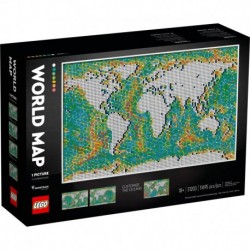 LEGO Art Project 31203 World Map