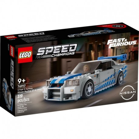 LEGO Speed 76917 2 Fast 2 Furious Nissan Skyline GT-R (R34)