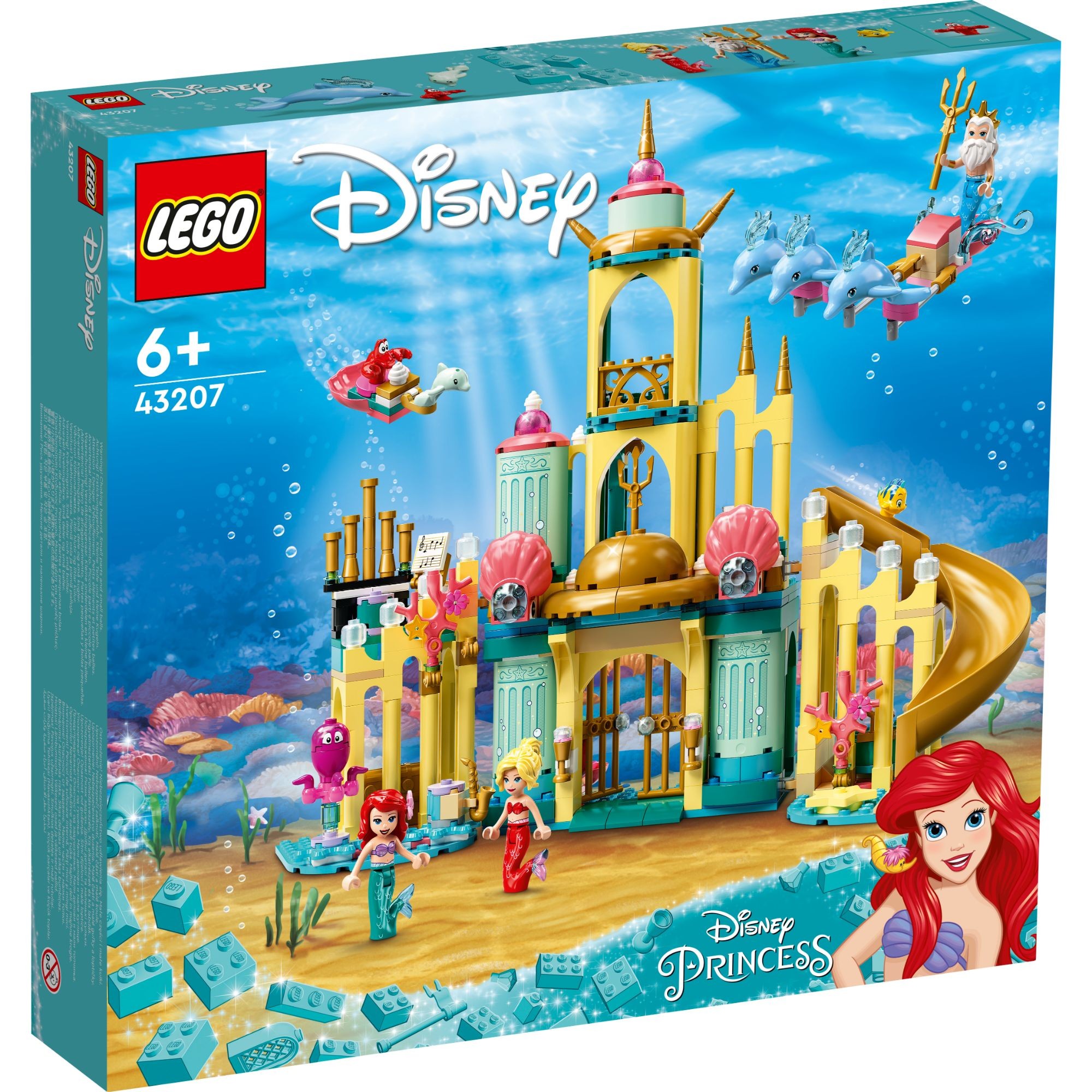 LEGO Disney Princess 43207 Ariel s Underwater Palace Bunny Box Si