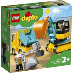 LEGO DUPLO Town 10931 Truck & Tracked Excavator